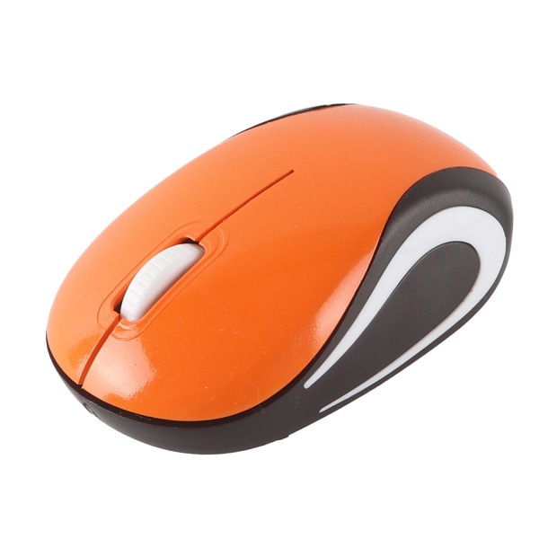 Mini Liten Trådlös Mus För Resor Optisk Bärbar Trådlös Minimus Med USB mottagare För Pc Laptop - Perfet orange