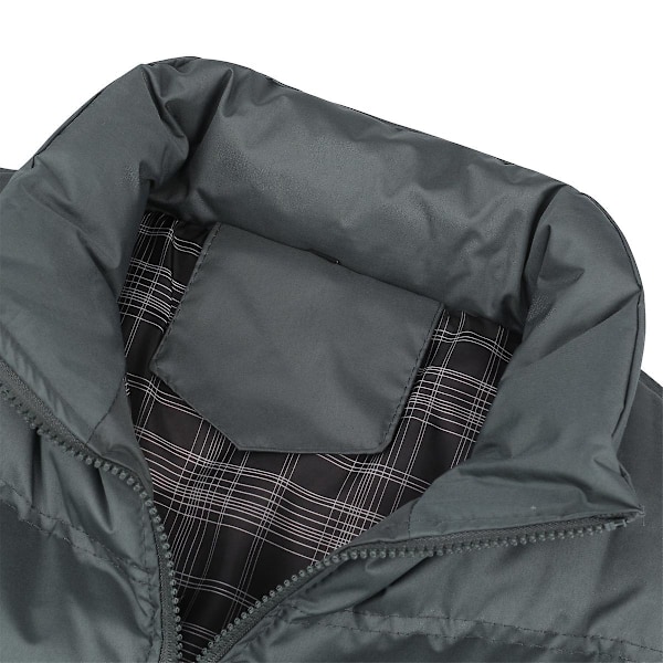 Sliktaa Mænds Varmere Veste Udendørs Quiltet Ærmeløs Pufferjakke-Perfekt Grey 3XL