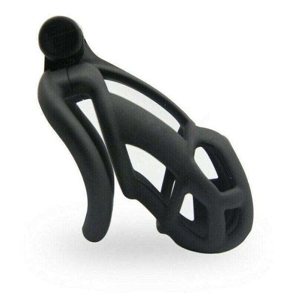 3D-urospuolinen Cobra Resin Chastity Cage Lock Device Kit, jossa 4 - Perfet S