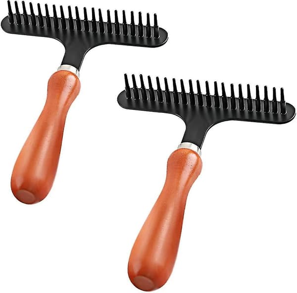 Tæpperive, Håndholdt Tæpperive, Gør Tæpper Fluffy Igen, Rengør Hår, Lad Tæppet Genvinde Blødhed - Perfekt 2pcs