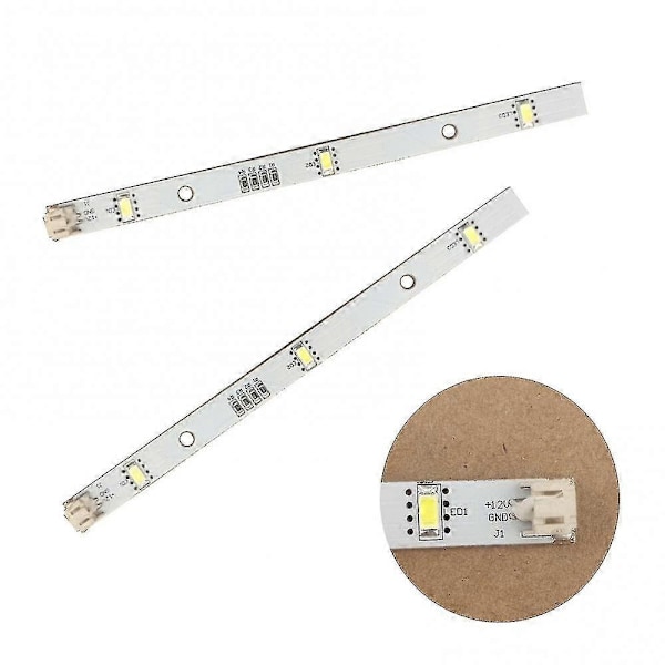 2x LED Strip Lys til Rongsheng Hisense Logik Køle-Fryseskabe Mddz-162a 1629348-Perfekt
