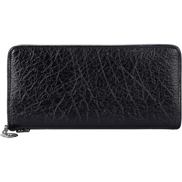Kvinnor Long Skull Portmonnäer Gotisk Handväska För Kvinnor Pu Läder Clutch Plånboksväska Skull Handväska Presenter För Damer, - Perfet