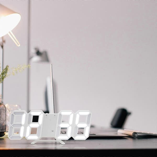 Digital Klocka Digital Väckarklocka Digital Väggklocka LED Alarm Digital Väggklocka Bordsklocka Digital Bordsklocka-Perfet