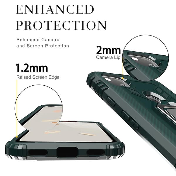 Yhteensopiva Pixel 4a -kotelon kanssa - Perfet Green
