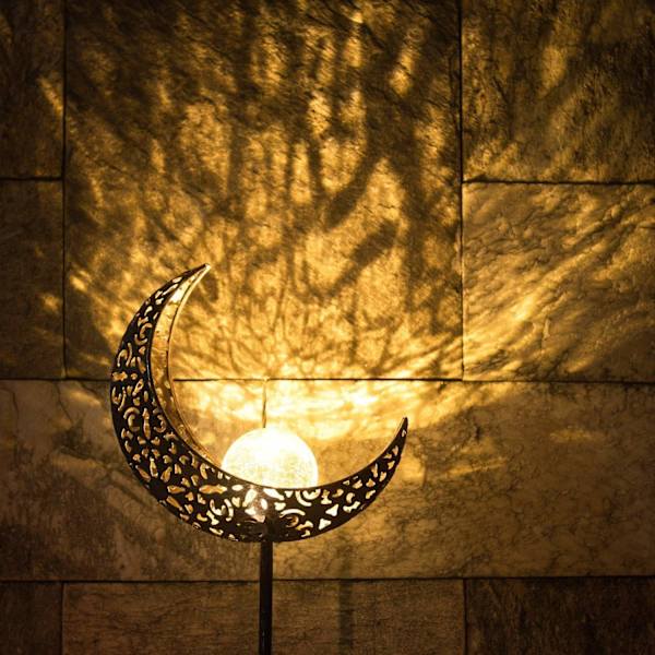 Moon Solar Lights for utendørs hagedekorasjoner