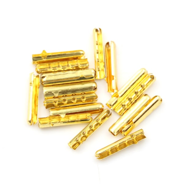 10stk Metal DIY Shoelisser Reparasjon Skolissespisser Erstatningsende - Perfet Gold 10pcs