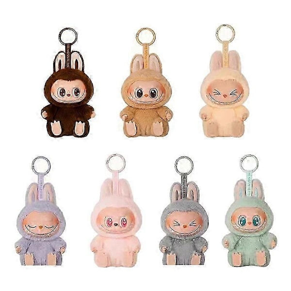 Uusi Söpö Labubu 1:1 Replica The Monsters Cardiac Macarone Kawai Arvauslaukku Figuurimalli Avaimenperä Yllätyslahja lelu-Perfet A6