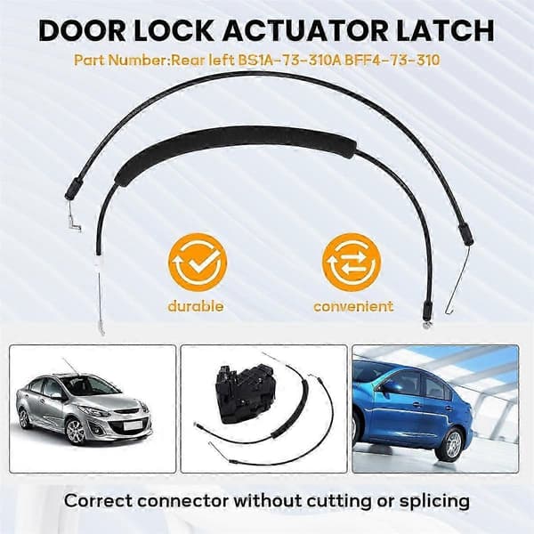 Bildørlåsaktuator Låskontroller egnet Kompatibel med Mazda 3 2008-2012 BL-Perfet Rear Left