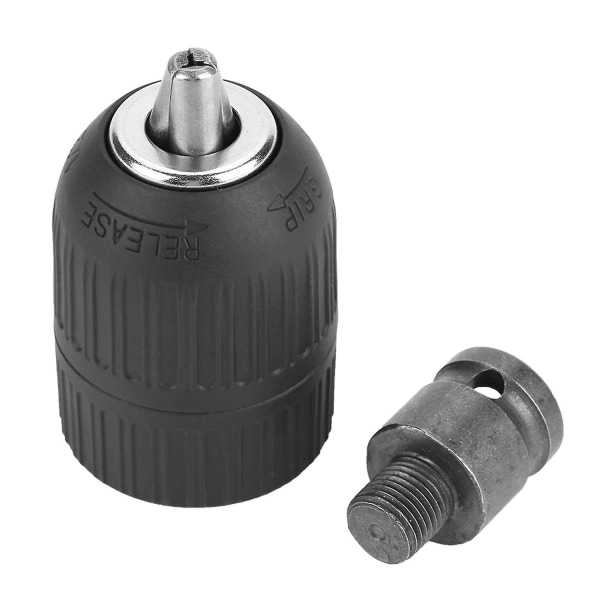 2-13 mm nøglefri borepatron 1/2"-20unf med 1/2 spændepatronadapter til slagnøgle - Perfet