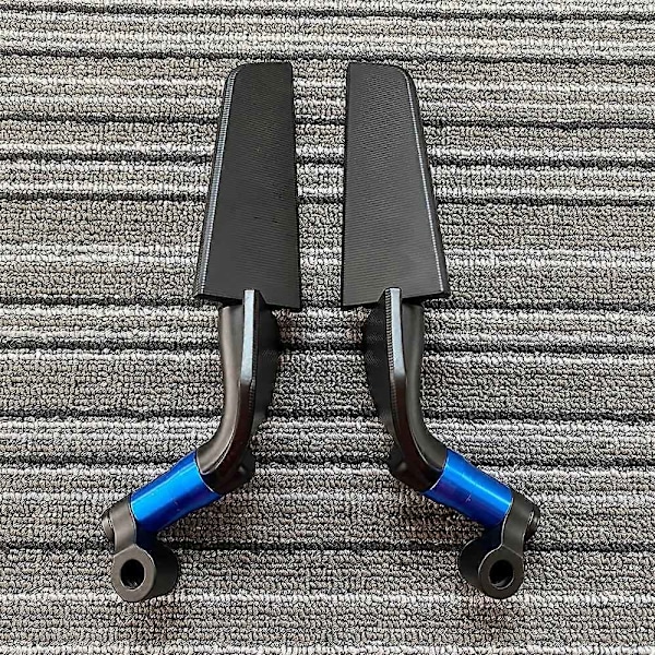 för Yamaha MT10 MT09 MT07 MT125 motorcykel backspegel Justerbar Roterande fast vindvinge backspegel-Perfet Red
