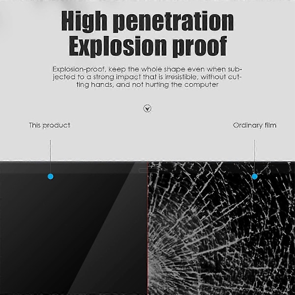 Korkean läpinäkyvyyden räjähdyssuojattu pehmeä PET-kalvo näytönsuojaksi MacBook Pro 13 Retina (A1502) - Perfet