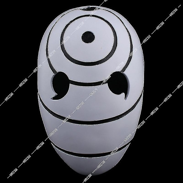 Anime Uchiha Obito -naamio Tobi Akatsuki Ninja Cosplay-asu Pvc-naamiot Halloween Kolmisilmäinen naamio Lahja-Perfet