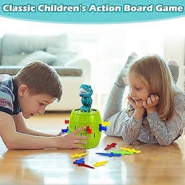 Pop Up Dinosaur legetøj til 3-8 årige drenge og piger, Klassiske Pop Up brætspil til børn, Børnefestspil, 3+ årige drenge gaver - Perfekt