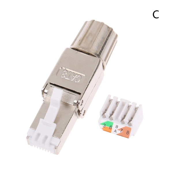 RJ45-kontakt /7/6A Tool Release Plugs Shielded Etherne - Perfet CAT8