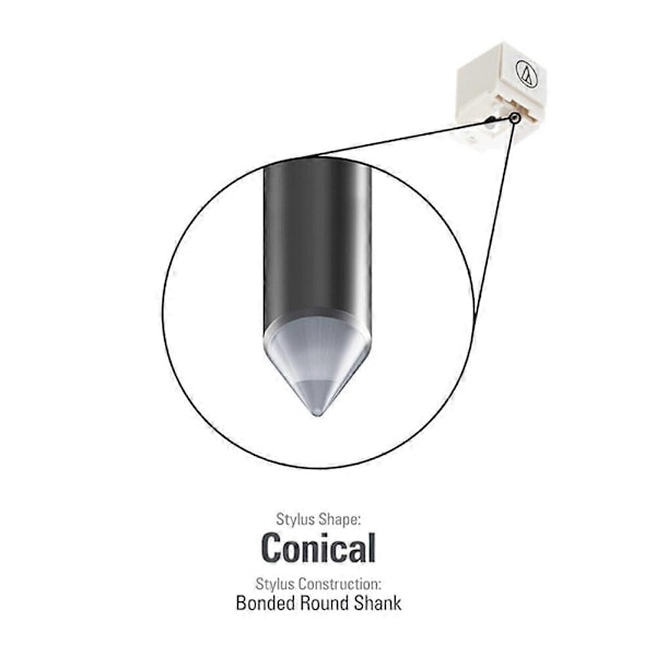 Udskiftnings Stylus ATN3600 LP Vinyl Pladespiller Nål til Drejeskive Fonograf Platenspeler Recor-Perfet