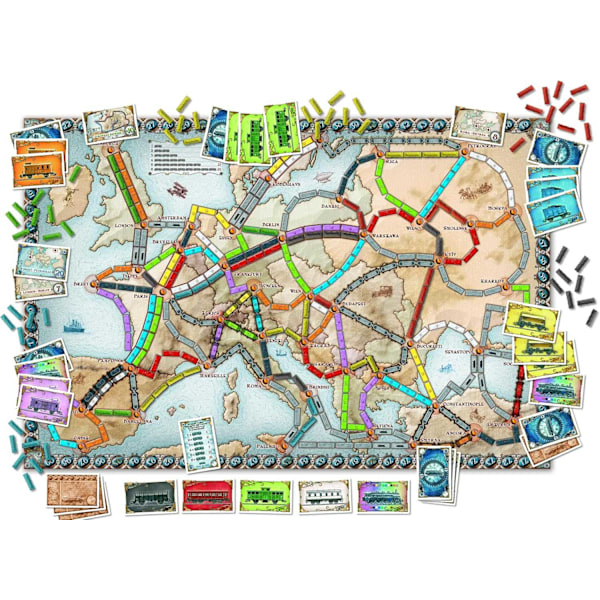 (Specialtilbud) European Journey brætspil | Familiespil - Perfekt