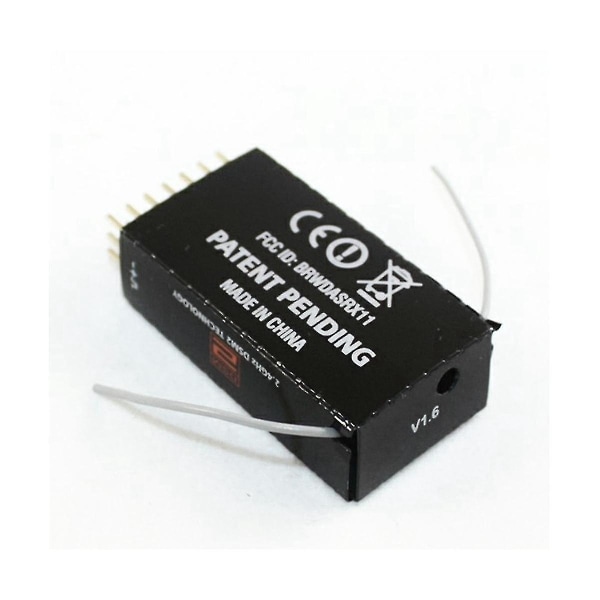 Ar6100 Dsm2 Rc-vastaanotin 2.4ghz 6 kanavainen 6 kanava Jr Dx6i Dx7 Dx8 Dsx6 Dsx7 Of Helicopters Airplane (FMY) - Perfet