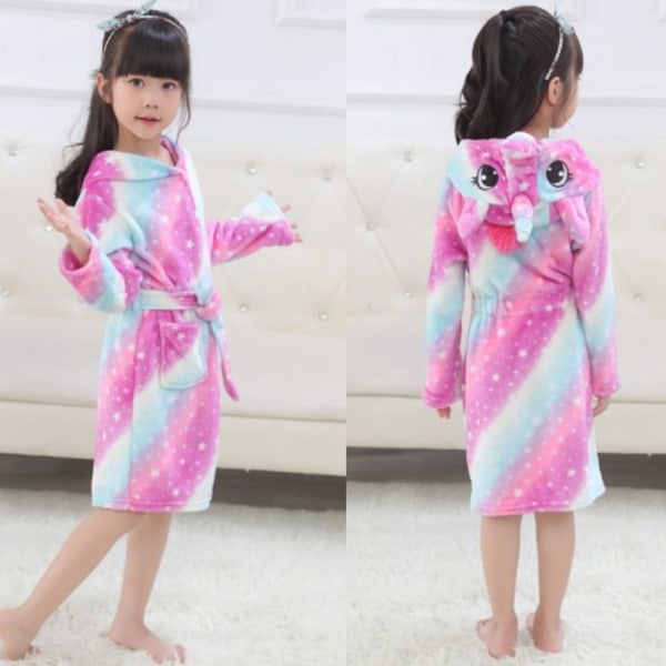 Lasten kylpytakki Animal Unicorn Pyjama Yöasut - Perfet multicolor 3-4Years