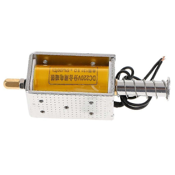 DC 220V 34.5mm Push-pull Aktuator Ramtyp Elektromagnet Solenoid Elektrisk-Perfet
