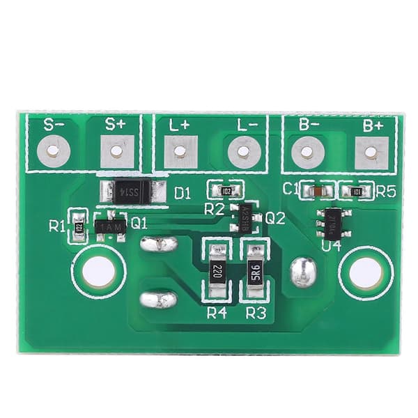 Solar Lampekontroller Modul Kontrollkretskort med Bryter for 3.7V Litiumbatteri-Perfet