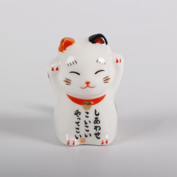 e Cartoon ceramic chopstick Rest Holder Lucky Cat sticks - Perfet A2