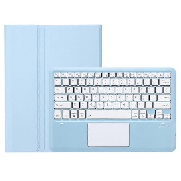 Bluetooth-tangentbord kompatibla med Galaxy Tab S10 FE+-Perfet Ice Blue