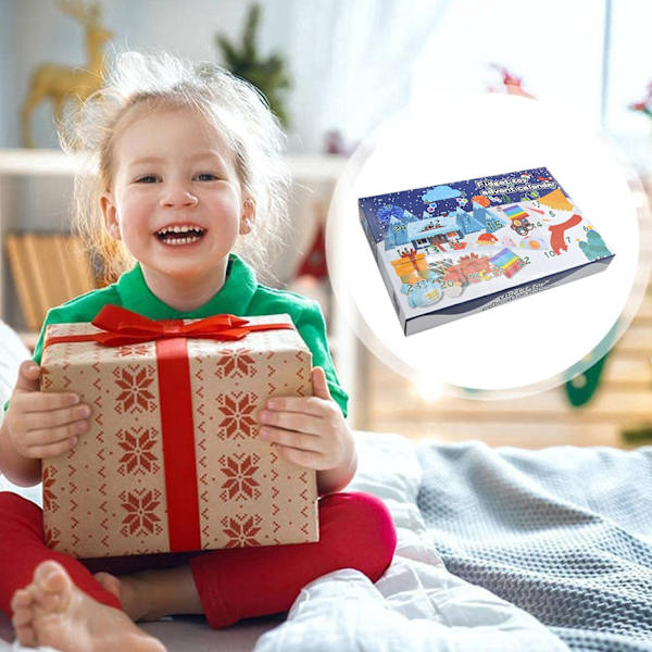 Pop it 2022 Julekalender Fidget Legetøj til Børn - Perfekt