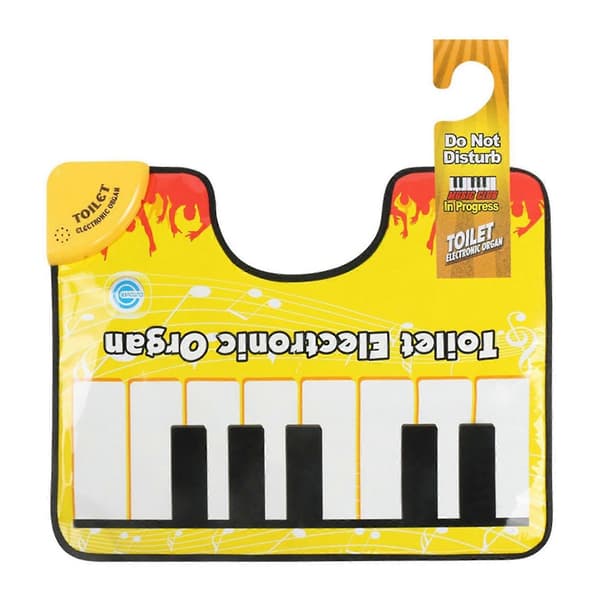 Potte Piano Lydmatte Baderom Moro Tå-Tapping Musikalsk Keyboard Toalett Gulvmatte-Perfekt