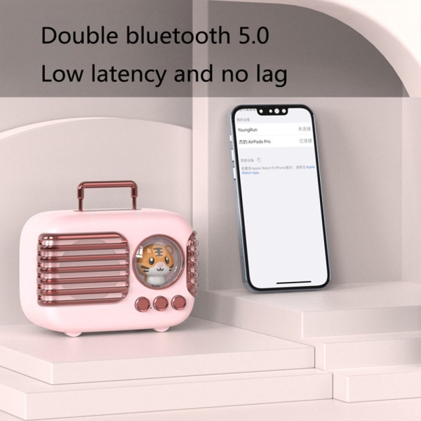 Pet Bluetooth højttaler Musikafspiller GUL TIGER - Perfet Yellow Tiger-Tiger