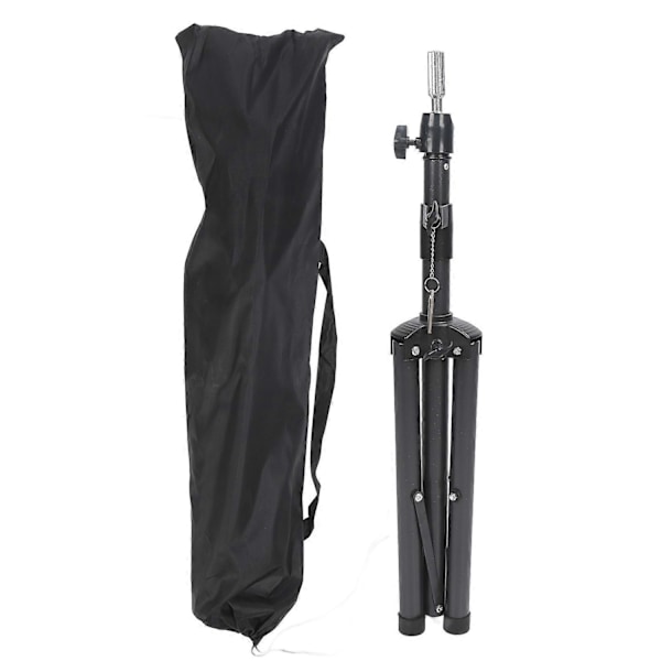 Parykk Hode Stativ Tripod Metall Aluminium Legering Høydejusterbar Mannequin Manikin Treningshode Stativ-Perfet