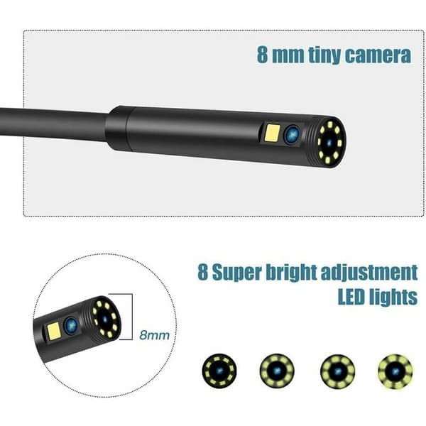 Teollisuuden borescopes, kaksoispää borescope-tarkastuskamera-Xin