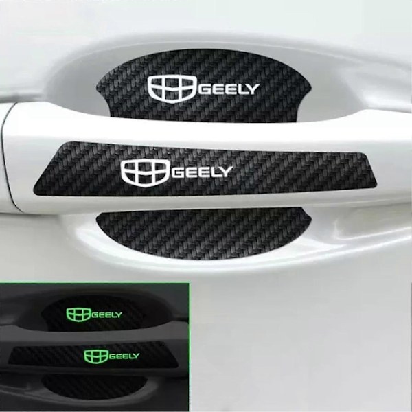 8 st Luminous Dörrskålsdekaler Hög Stretchbar Skålsdekal Passar För-Perfekt 1 Audi