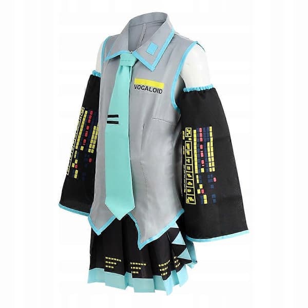 Cosplay Hatsune Miku Halloween Kostym Blå-Perfekt