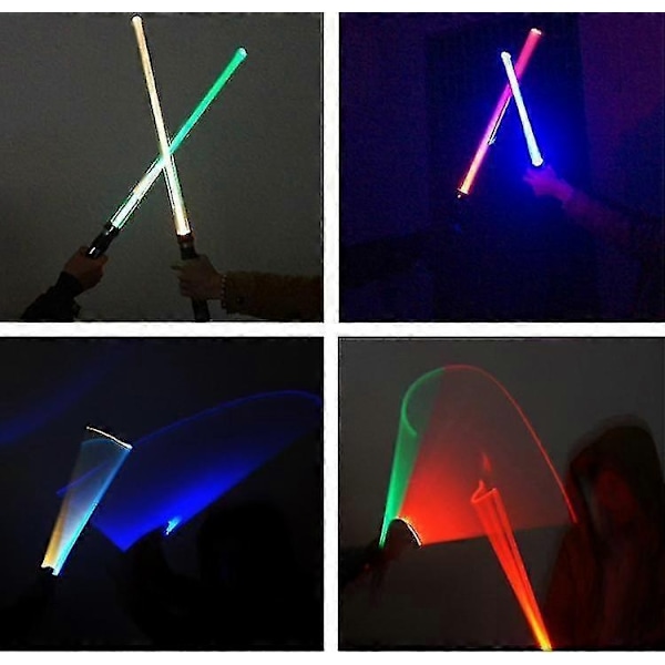 Laser Sword Lightsaber Dobbeltsverd Katana Gave til Gutt - Perfekt
