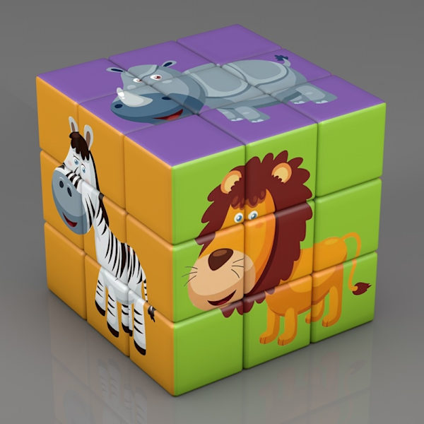 Kid Magic Cube Studentutbildning Matematik Kemi Fysik Kunskap 3x3x3 pussel cube toy för barn som lär sig Magico Cubo-Perfet multi