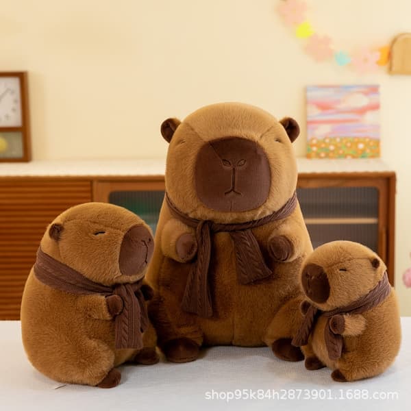 25cm/35cm/45cm Capybara Plyschleksak Söt Capybara Docka Simulation Capybara Gosedjur Kudde Docka Födelsedagspresent 25cm