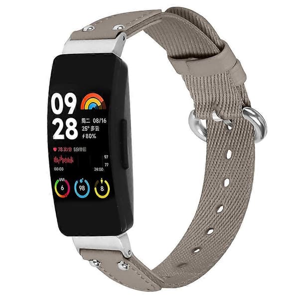 Typ B Kompatibel med Fitbit Inspire 2 Nylonflätat Klockarmband Justerbart Ersättningsarmband - Perfet Style D
