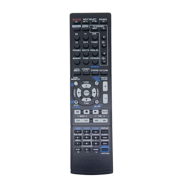 Ny fjernkontroll for Pioneer Vsx-421 Vsx-329 Vsx-521. Vsx-423 Vsx-322 Vsx-521k Vsx-430k forsterker Audio Video Av-mottaker (AM4)- Perfet