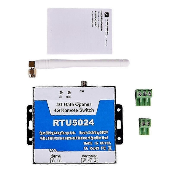 2025 RTU5024 Gsm Grindöppnare Automatisk Grindåtkomstkontroller 4G GSM Grindöppnare Gratis Telefonsamtal Garage Fjärrkontroll-Perfekt