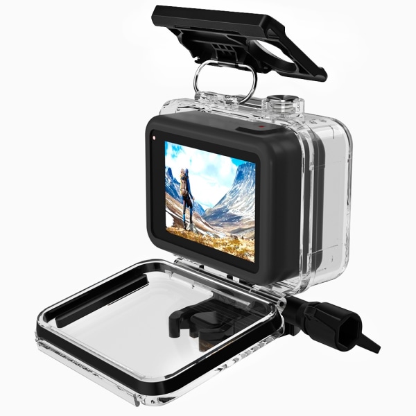 GoPro Hero 8 Svart vattentätt case - Perfet