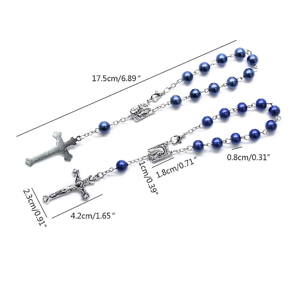 Minirosary Dopgåva 11-Pärlor Pärl Fingerrosary Bröllop Festfavorit-Perfekt 1