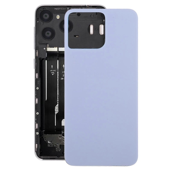 for ZTE Axon 50 Lite 8050 Glass Batterideksel Bak - Perfekt Purple