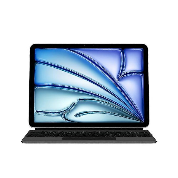 för iPad Air 13 (2024) (M2) Flytande Magnetiskt Fodral Bluetooth Tangentbord med Multi-touch Trackpad - Bl-Perfet