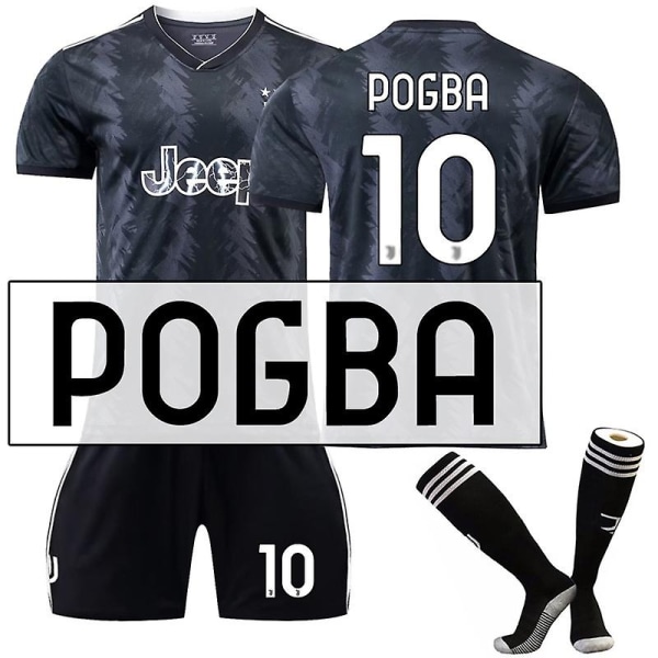22-23 Juventus Kits -jalkapallopaita aikuisille - Perfet POGBA 10 S