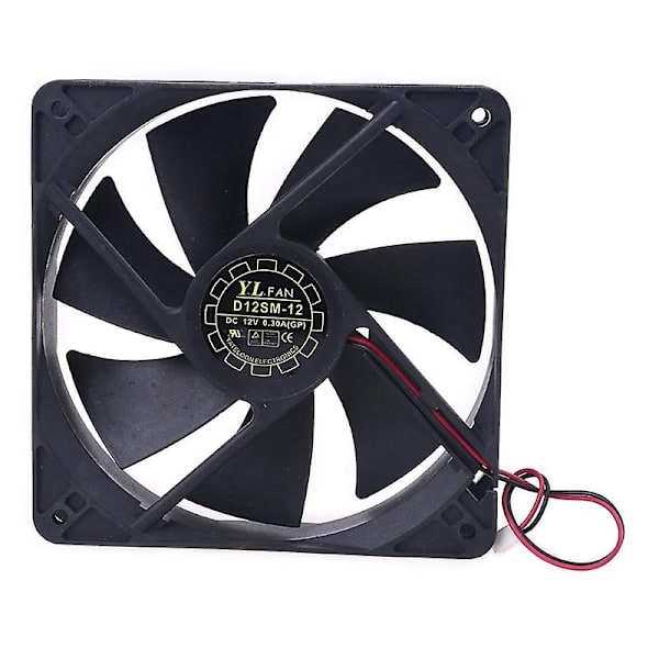 D12sh-12 server køleventilator 120x120x25mm chassis køler til mining maskine - Perfekt