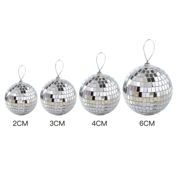 Mini discokula partydekoration silver mini plastdekoration liten discokula silver - Perfekt Silver 4CM