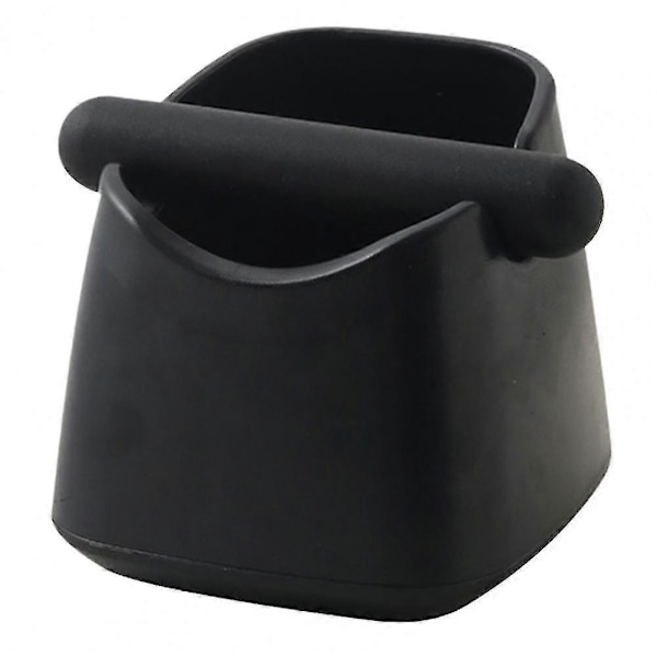 Kaffeknockbox fyrkantig halkfri bas kaffesumpbox anti-deformation stänkskydd kaffesopbehållare kaffesumpbehållare - perfekt Black