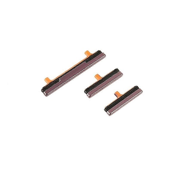 3 st/förpackning OEM Sidoknappar Set (utan logotyp) Kompatibelt med Samsung Galaxy S9 G960/S9+ G965-Perfekt Style C