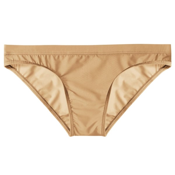 Fianao Herrkalsonger Stretchiga Andningsbara Bekväma Mjuka Genomskinliga Is-Silke Sexiga Låg Midja Trosor-Perfet Skin M