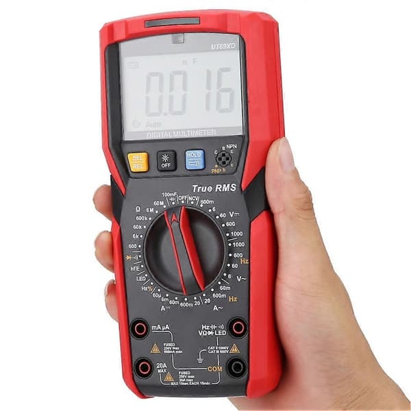 UNi T UT89XD NVC Måling Digitalt Multimeter med Temperaturtesting - Perfekt